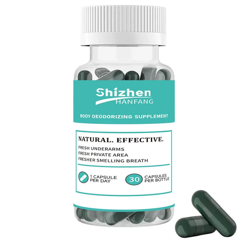 Natural Liquid Chlorophyll Capsules for Detox, Internal Deodorant & Immune