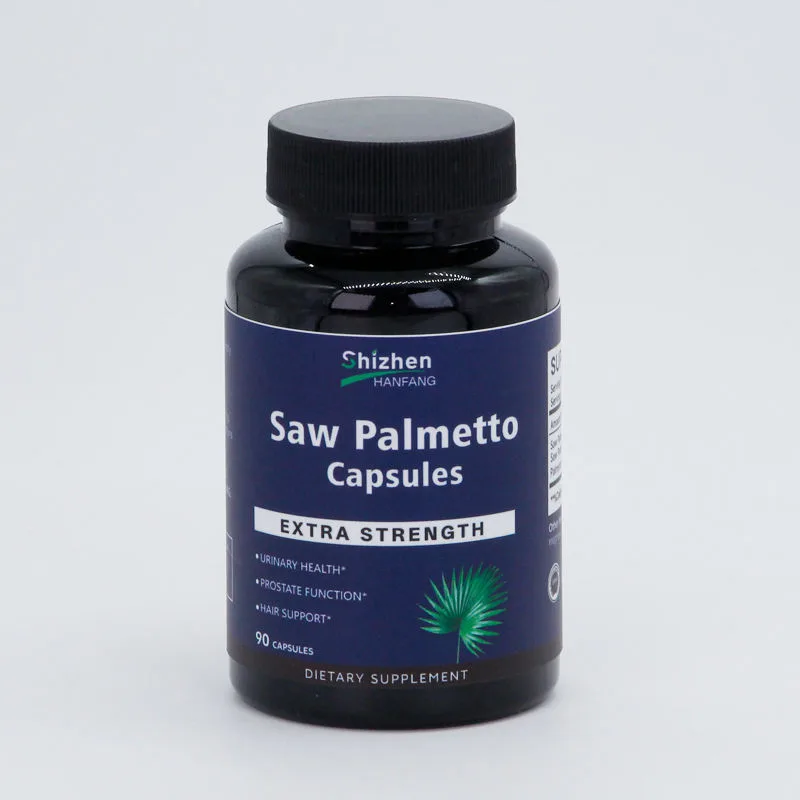 Oem Men's Prostate Health Supplement Softgels Saw Palmetto Capsule Power boost Supports Urinary Flow for Adults