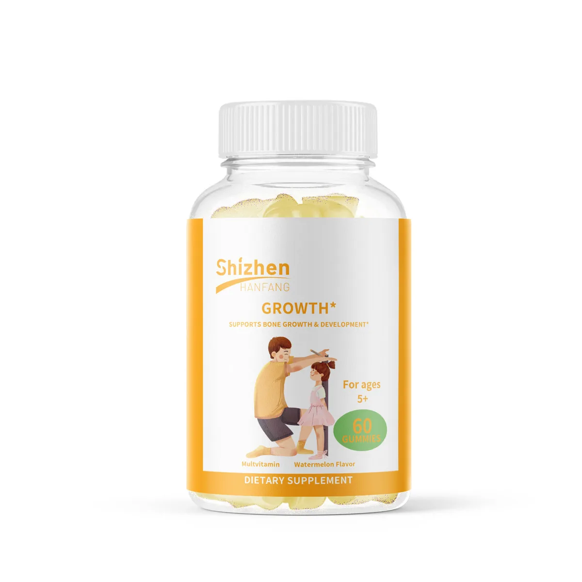 OEM Kids Growth Multivitamin Gummies - Bone Support Dietary Supplement