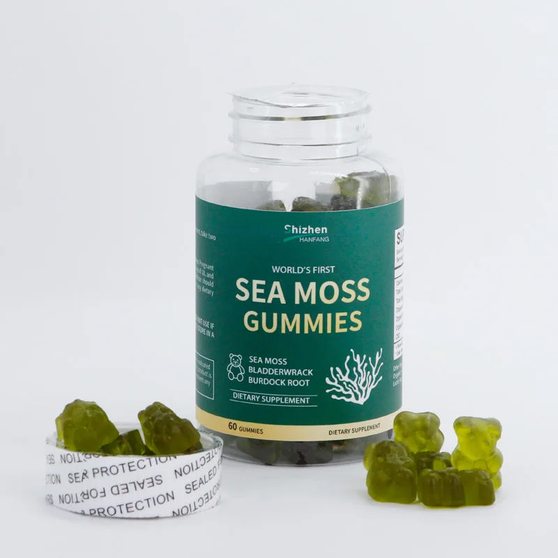 OEM ODM OBM Health Supplements Seaweed Gummies Bladder Burdock Vegetarian Seaweed Gummies for Adults