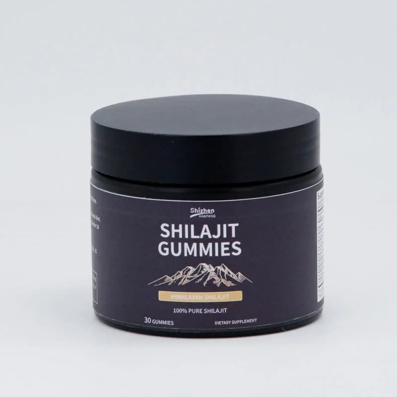 Health Care Dietary Supplement Sugar Free Gummy Candy Ashwagandha Himalaya Shilajit Resin Black Seed Oil Gummmies
