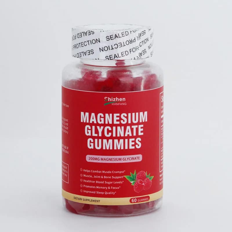 Magnesium Glycinate Gummies 1000mg Private Label - Adult Glycinate Supplement for Sleep & Memory Enhancement