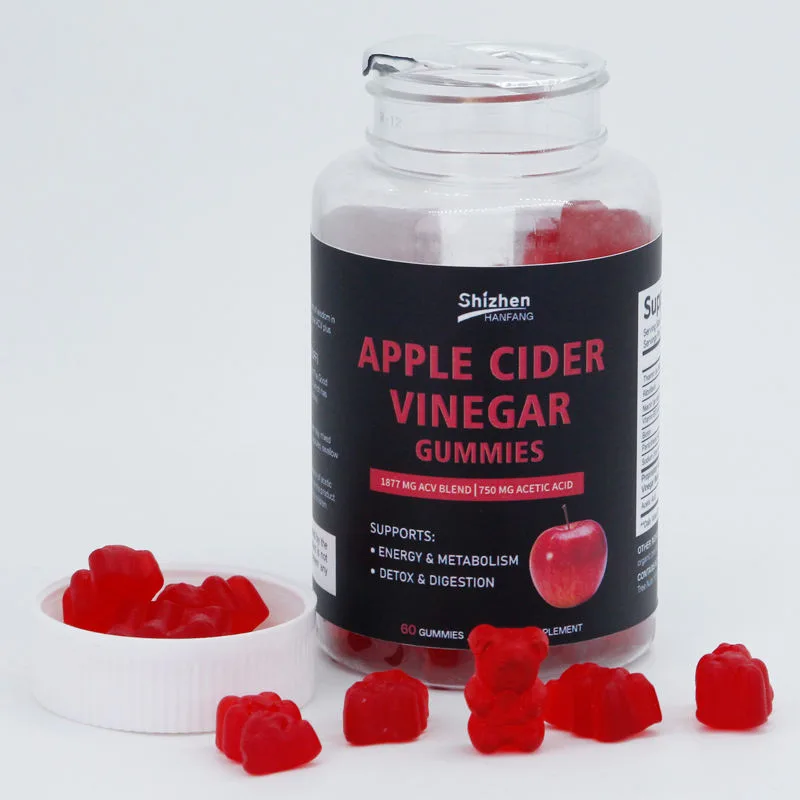 OEM ODM OBM Metabolic Rubber Ring apple Cider Vinegar Gummies Gummy Eyeballs Candy