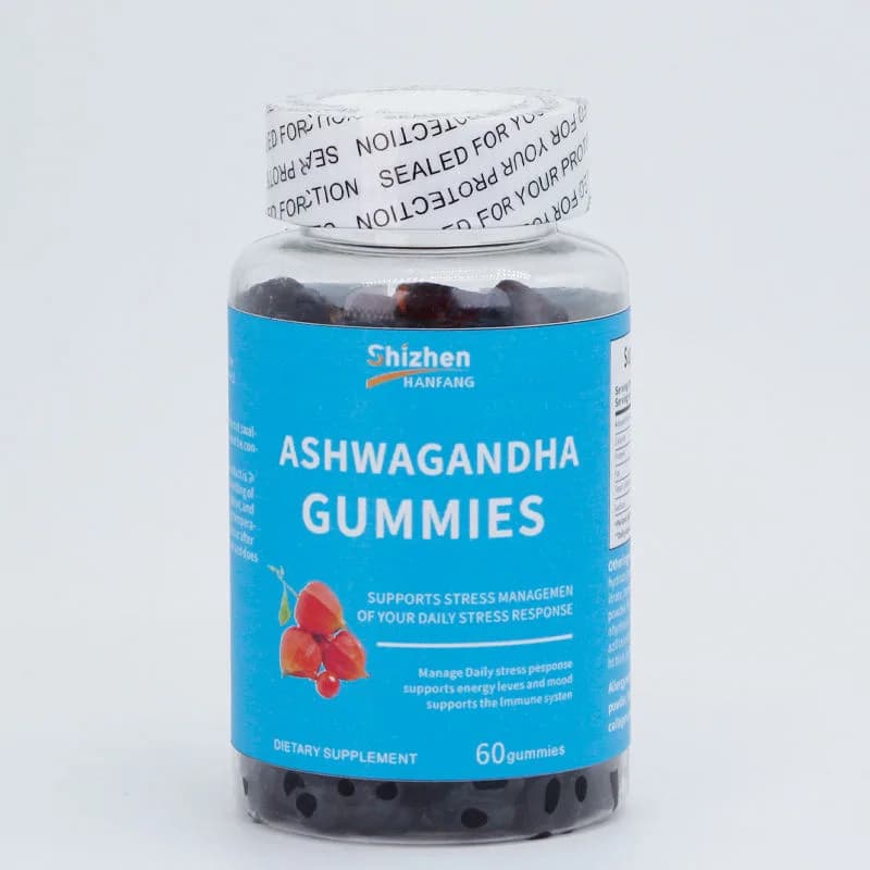 OEM Hot Selling Ready Stock Sleep Healthcare Supplement Good Mood Herbal Go Li Ashwagandha Root Extract Gummies
