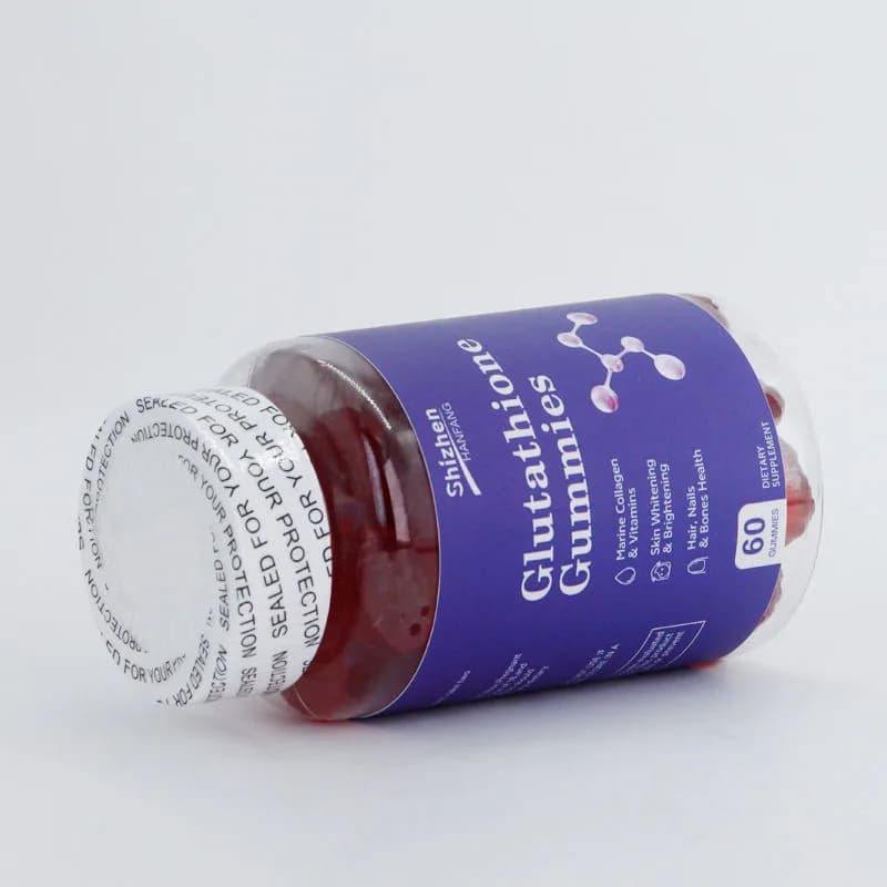 OEM Customized Glutathione Gummies for Skin Brightening and Whitening for Both Men and Women