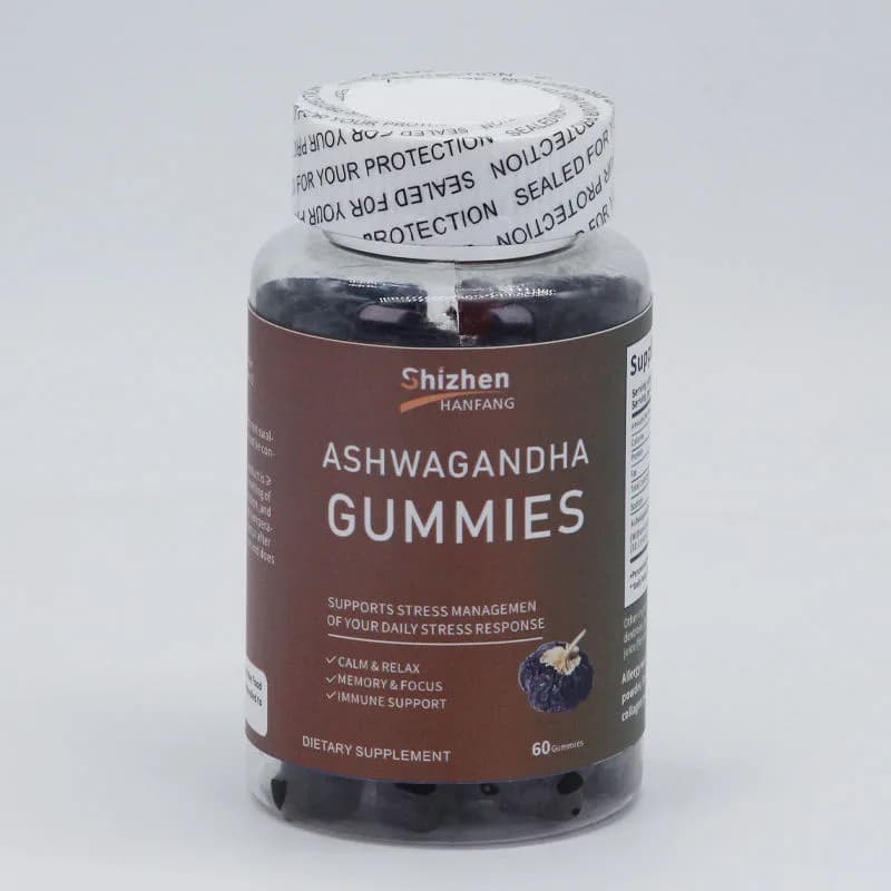 Ashwagandha Gummies for Memory Private Label Creatine Monohydrate Gummies Supplement Sugar Free Weight Gain Candy Gummies