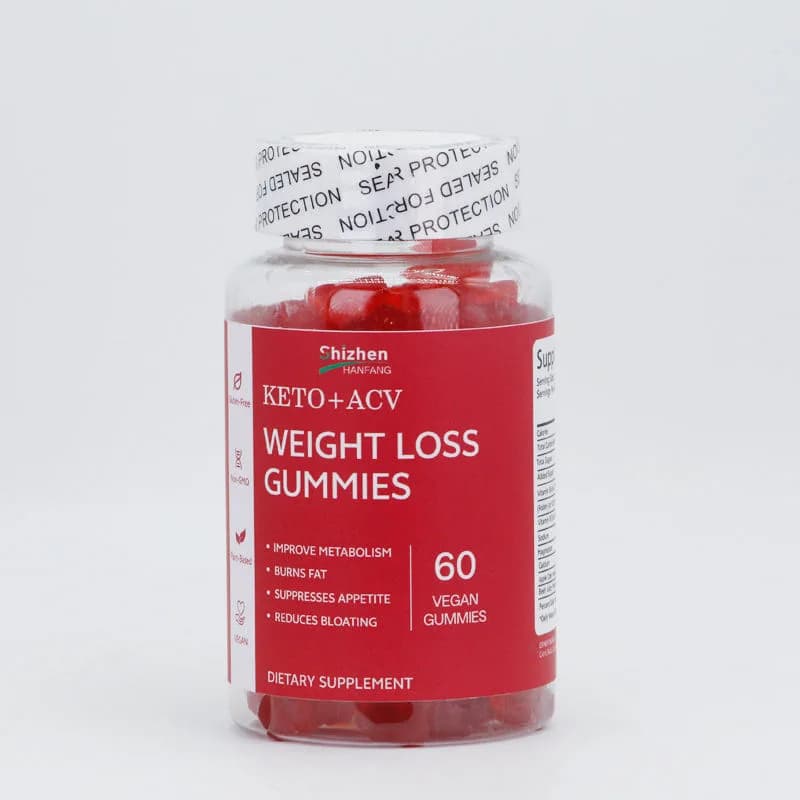 OEM/ODM Apple Cider Vinegar Gummies for Weight Loss Fat Burning and Flat Stomach Promotes Metabolism