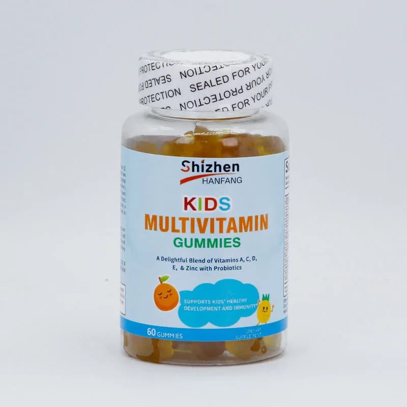 OEM 100% Pure Kids Multivitamin DHA Omega 3 Gummies With Omega 6 9 for Supports Brain Joint Heart Eyes and Immune System