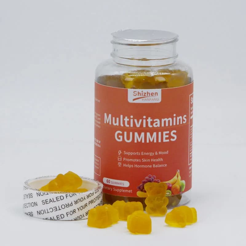 OEM/ODM Halal High Quality Multivitamin Vitamins Gummies Biotin Gummies Children Supplement Immunity Kids Multivitamin Gummies