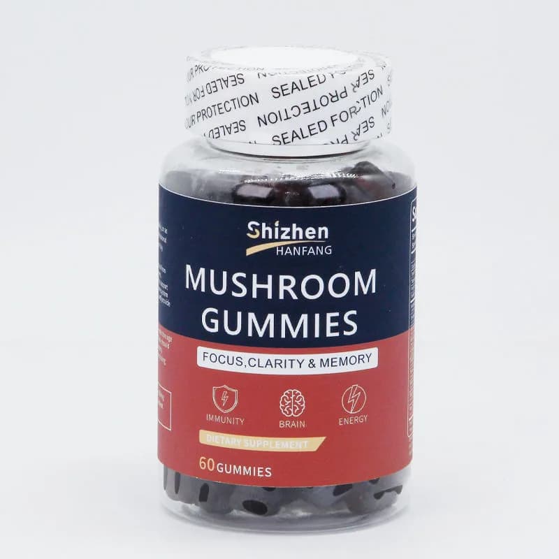 OEM Wholesale Mushroom Gummies Wellness Mushroom Gummies Bag Packaging for Immune Support
