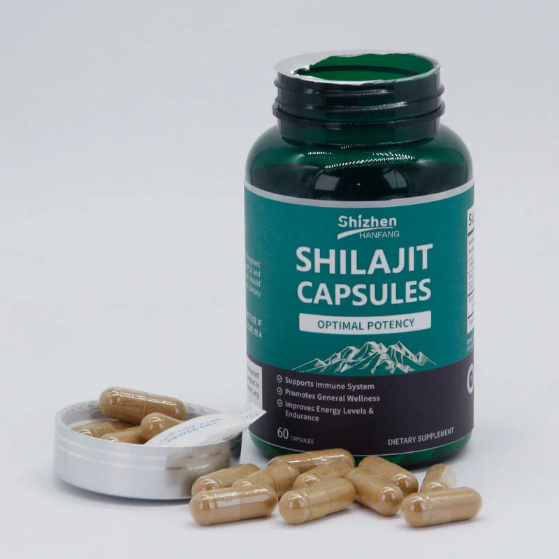 Wholesale Food Supplement Premium Quality Shilajit Lions Mane Sea Moss Ashwagandha and Shilajit Capsule Dietary Supplement