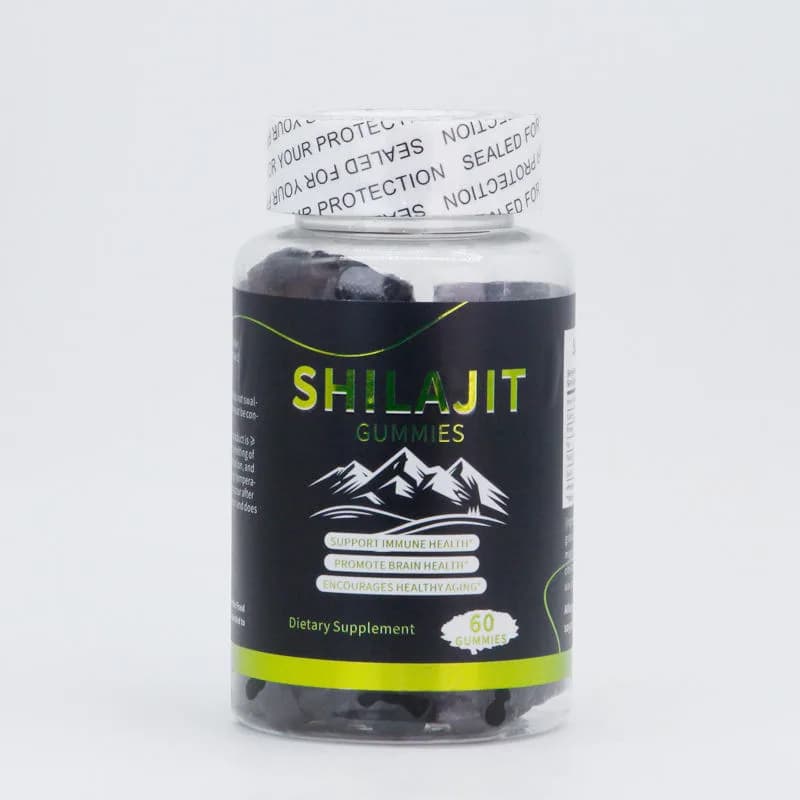 OEM/ODM Private Label Factory Supply Shilajit Extract Gummies Immune System Support Pure Himalayan Vitamins Shilajit Gummies