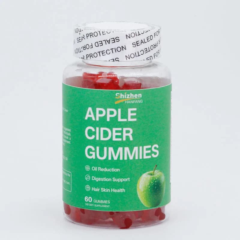 OEM New Arrival Private Label Vegan Sugar Free Detox Apple Cider Vinegar Gummies Flat Tummy Gummies