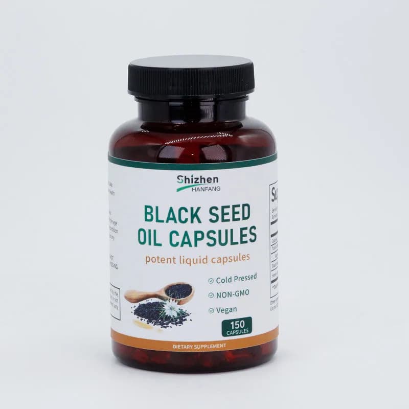 Private Label Oregano Extract High Potency Herbal Supplement Black Seed Oil Oregano Soft Gel Capsules