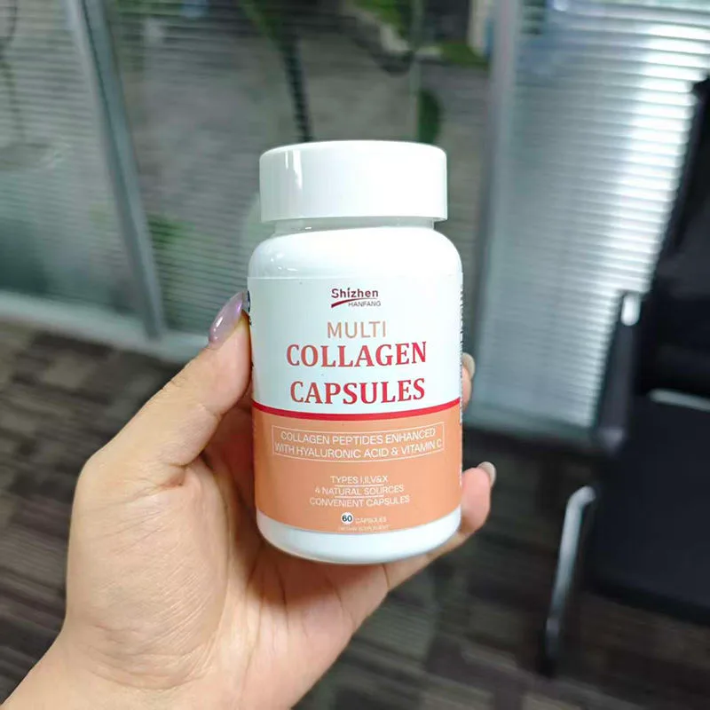 OEM ODM Collagen Capsules Collagen Pep-tide Tablets with Vitamin C Biotin Hydrolyzed Collagen Skin Supplement