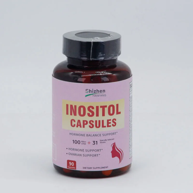 OEM ODM Myo Inositol Capsules Supplement Support Folate Vitamin Women Inositol D-Chiro Inositol Capsule