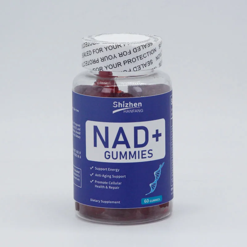 NAD+ Resveratrol Biotin Anti-Aging Gummy Collagen Zinc Vitamin K2 & D3 NAD Gummies Support Hair Skin Nails Joint Health