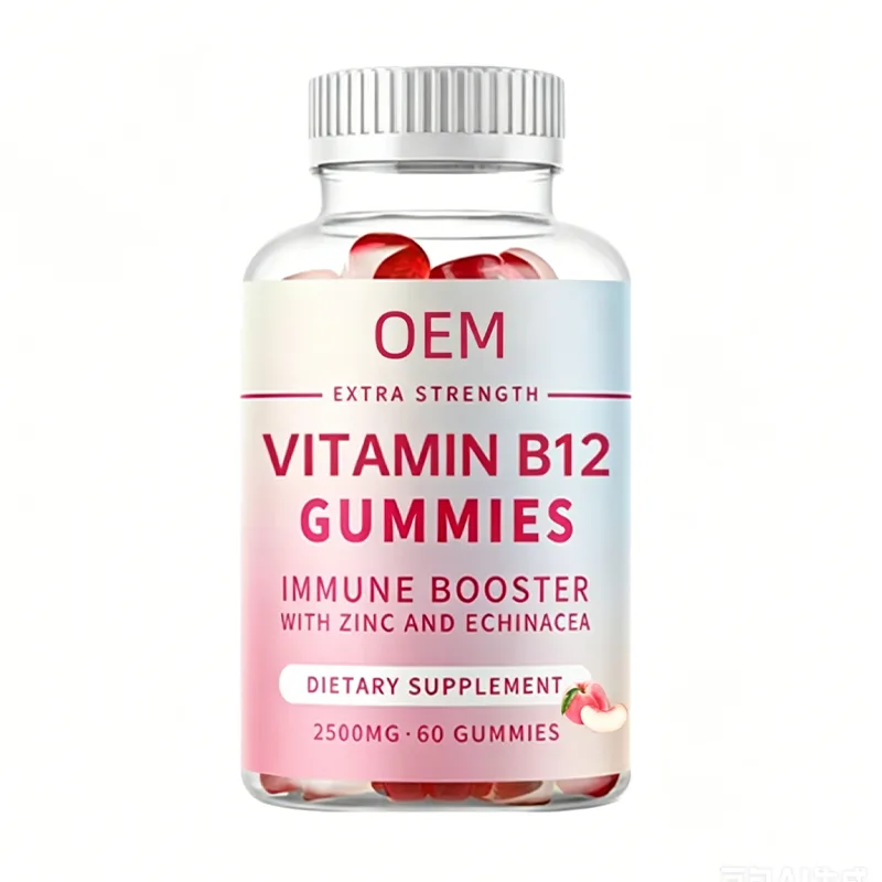 Vitamin B12 Gummies 2500mg Extra Strength with Zinc and Echinacea for Immune Health