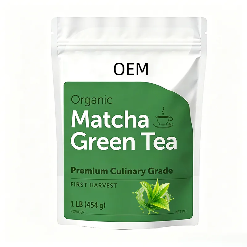 OEM Matcha Green Tea Powder, Premium Culinary Grade First Harvest for Lattes Baking, 1LB Bulk Wholesale