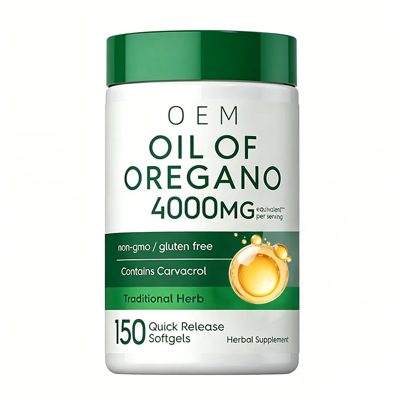 Oregano Oil 4000mg 150 Quick Release Softgels. Non GMO Gluten Free. Contains Carvacrol. Traditional Herb Supplement OEM