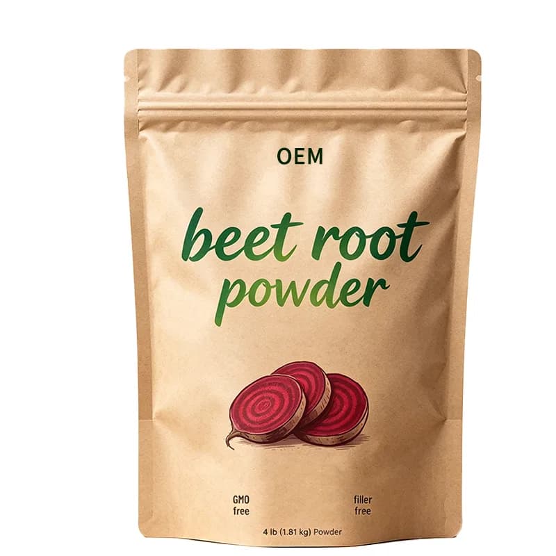 Beet Root Powder 4lb 1.81kg GMO Free Filler Free OEM Dietary Supplement for Daily Wellness