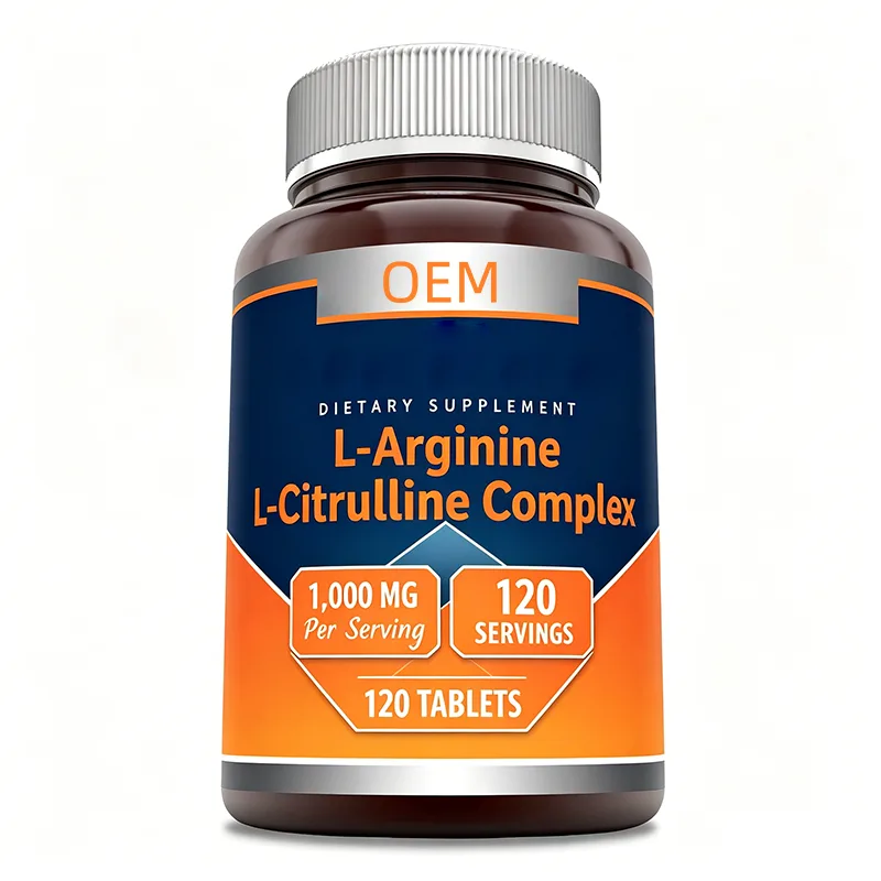 L Arginine and L Citrulline Complex 1000mg Per Serving 120 Tablets 120 Servings OEM Dietary Supplement