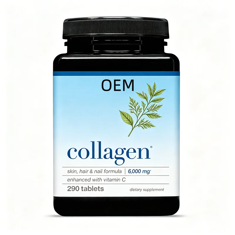 Collagen Skin Hair and Nail Formula 6000mg with Vitamin C 290 Tablets OEM Dietary Supplement