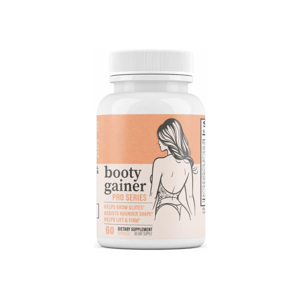 Booty Gainer Pro Series Capsules 60 Count 30 Day Supply OEM Dietary Supplement for Glute Support