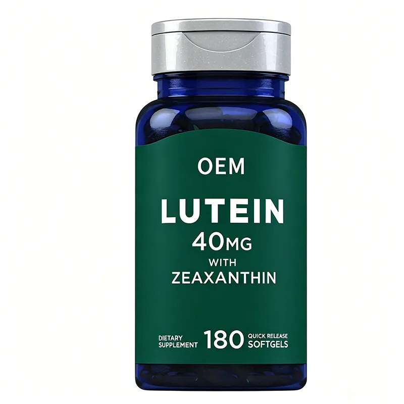 Lutein 40mg with Zeaxanthin Quick Release Softgels 180 Count OEM Dietary Supplement for Vision Wellness