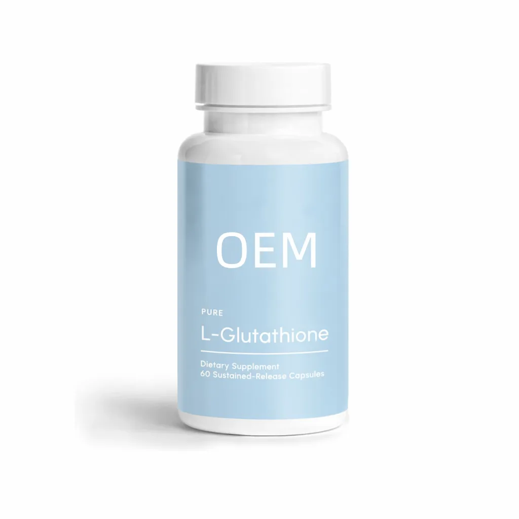 Pure L Glutathione Capsules 60 Count OEM Dietary Supplement for Daily Wellness Support
