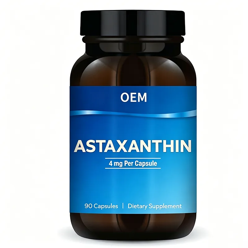 Astaxanthin 4mg 90 Capsules Dietary Supplement for Joint and Eye Support with Antioxidant Properties