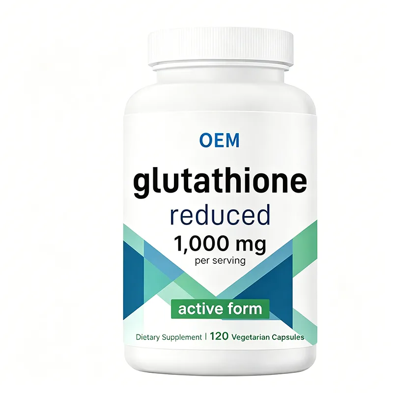 Reduced Glutathione 1000mg Active Form Per Serving Capsules OEM Dietary Supplement for Daily Wellness