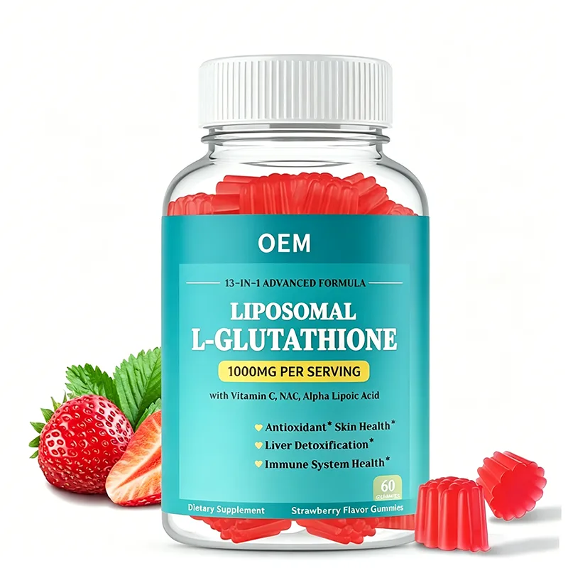 Liposomal L Glutathione 1000mg Gummies with Vitamin C NAC and Alpha Lipoic Acid 13 in 1 Formula 60 Count OEM Supplement
