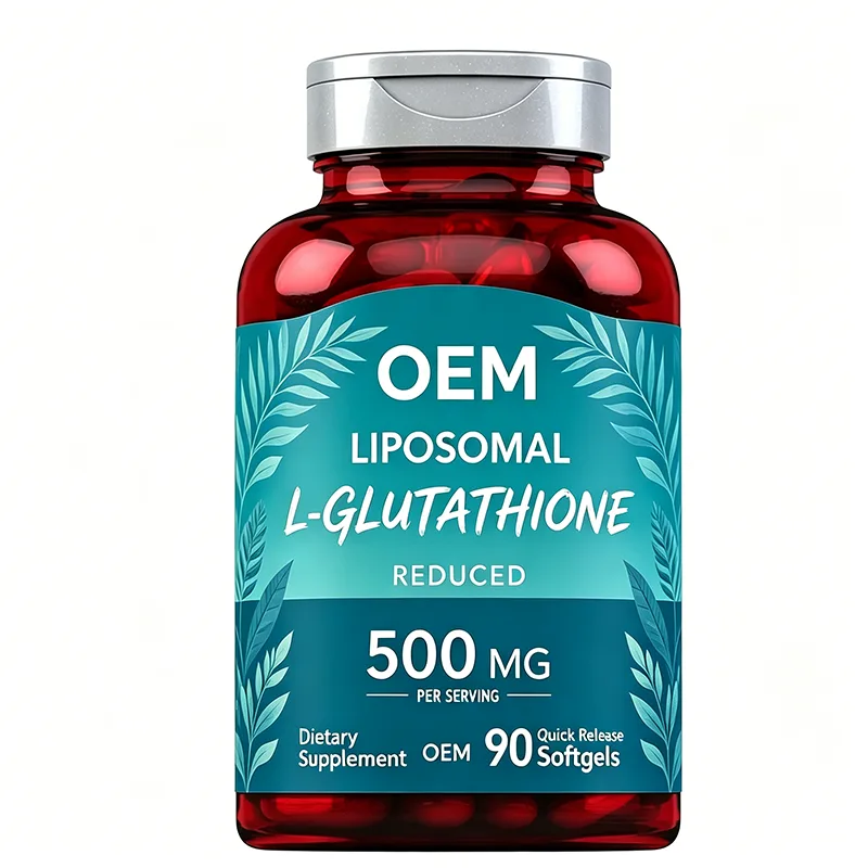 Liposomal L Glutathione Reduced 500mg Softgels 60 Count OEM Dietary Supplement for Daily Wellness