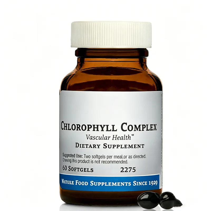 Chlorophyll Complex Softgels 60 Count OEM Dietary Supplement for Vascular Health Support