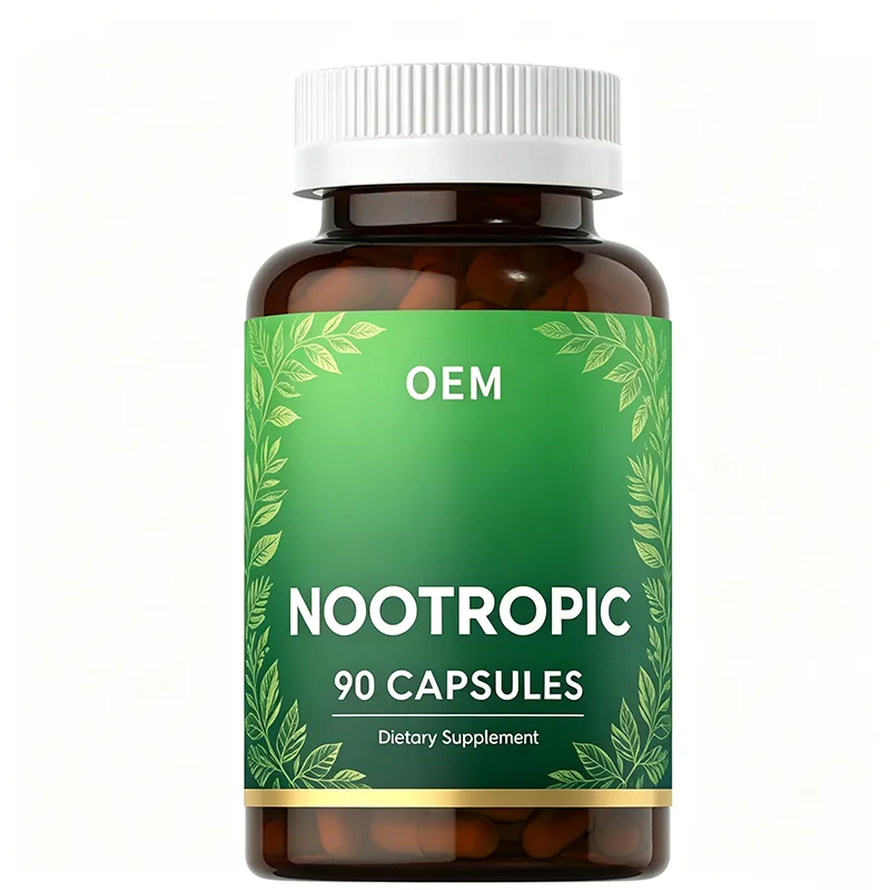 Nootropic Capsules 90 Count OEM Dietary Supplement for Daily Cognitive Wellness Support