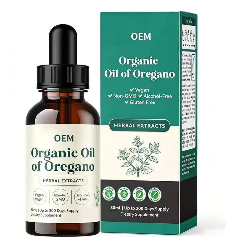 Private Label Wholesale Oregano Oil Drop 30mL USDA Certification Premium Herbal Nutrient Bulk Supply