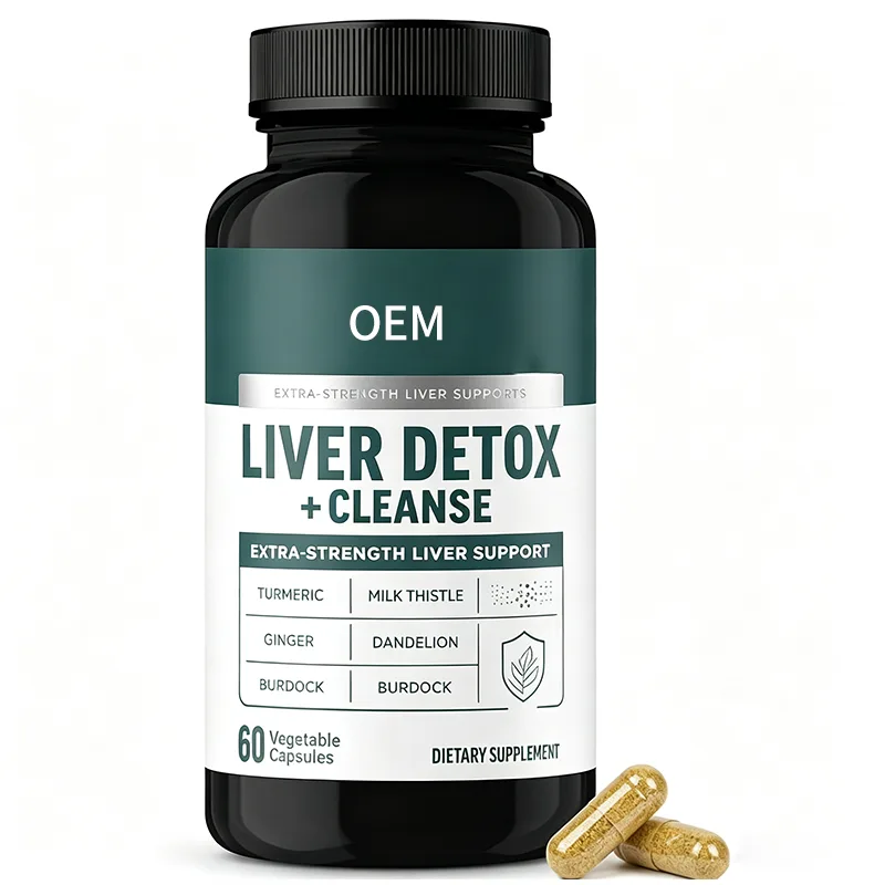 Extra Strength Multi-Herb Liver Cleanse Vegan Veggie Capsules Milk Thistle Turmeric Dandelion Gentle Daily Internal Cleansing
