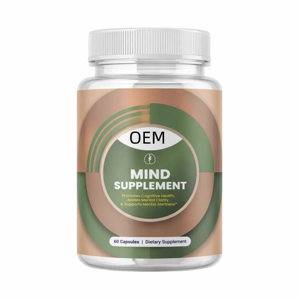 Mind Supplement Capsules 60 Count OEM Dietary Supplement for Cognitive Health Mental Clarity and Mental Alertness Support
