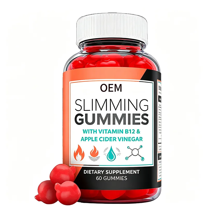 OEM Apple Cider Vinegar Body Wellness Gummies With Vitamin B12 Daily Body Balance Support 60 Count Dietary Supplement