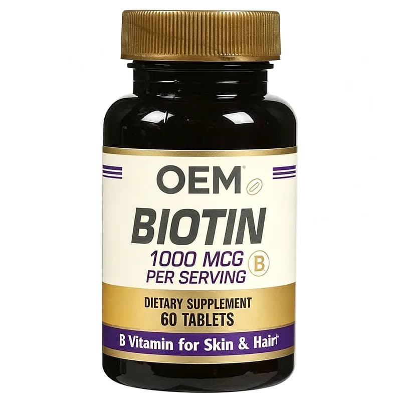 Biotin 1000mcg Per Serving Dietary Supplement 60 Tablets