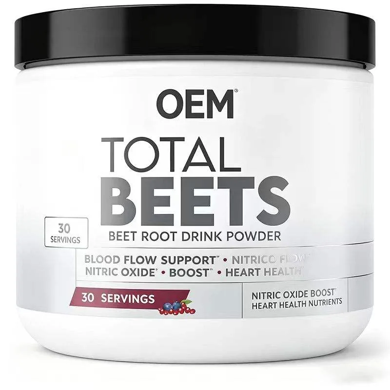 Total Beets Beetroot Drink Powder 30 Servings for Blood Flow Support Nitric Oxide Boost and Heart Health Nutrients