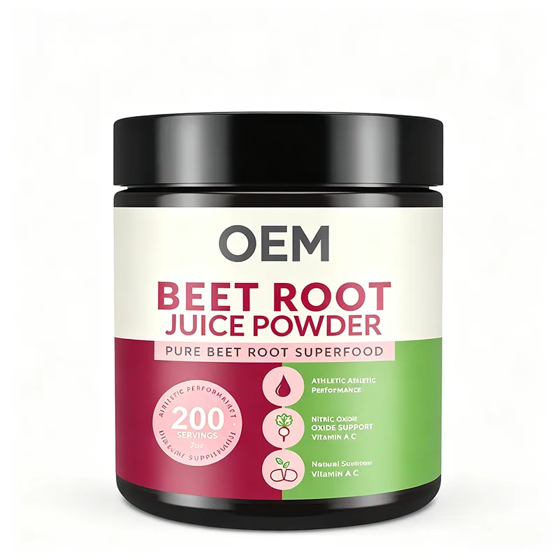 Beet Root Juice Powder Pure Superfood 200 Servings 70g OEM Supplement for Athletic Performance Nitric Oxide Support