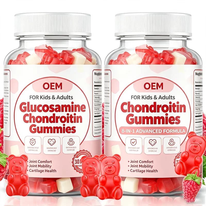 Glucosamine Chondroitin Gummies 8in1 Advanced Formula for Kids & Adults Dietary Supplement Bear Gummy Candy