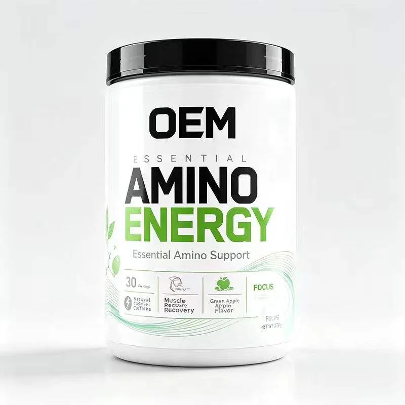 Essential Amino Energy Powder Green Apple Flavor 30 Servings Essential Amino Blend Focus