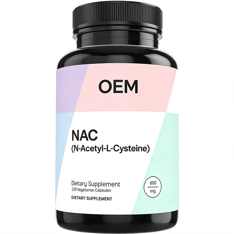 Private Label NAC Vegetarian Capsule 600mg Per Capsule 120 Caps Bulk OEM ODM Service